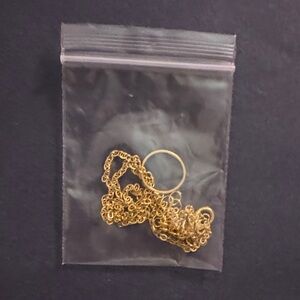 Gold-Toned Chain Necklace